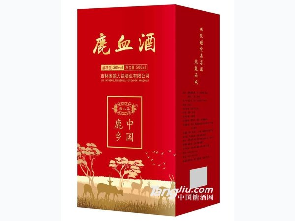 38&deg;鹿血酒盒装-500ml