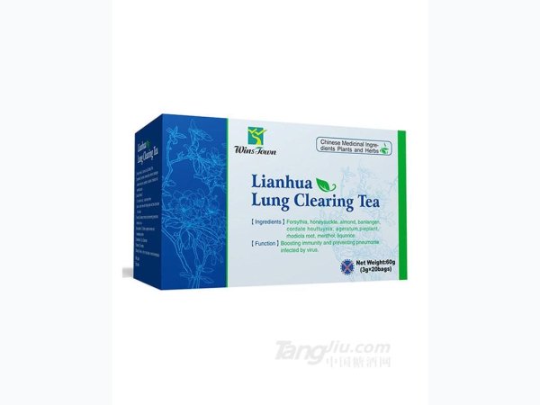 lung clearing tea 3克*20袋/盒 147盒/箱