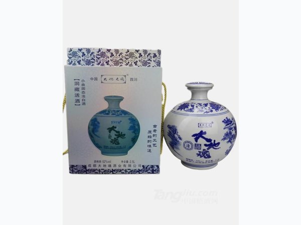 2.5L大地魂青花陶瓷瓶酒（礼盒）