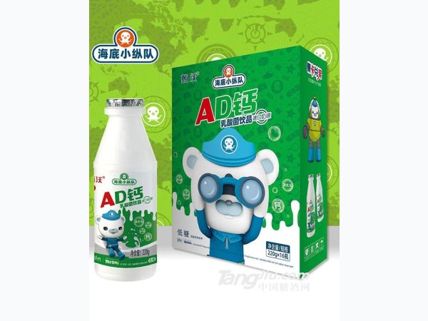 海底小纵队AD钙奶220g