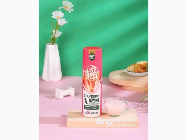 多多草莓味大果粒果蔬奶昔500ml