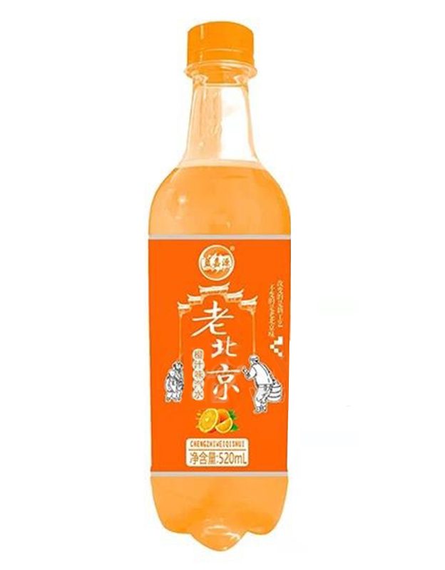 蓝嘉源老北京橙汁味汽水