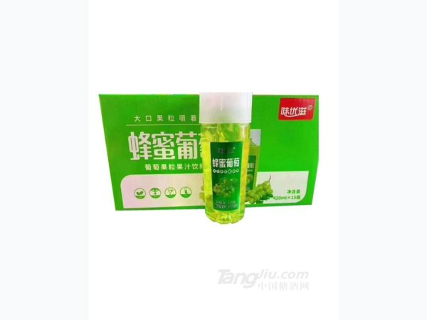 味优滋蜂蜜葡萄果粒果汁饮料