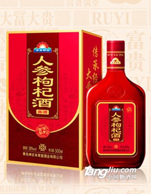 33.8&deg;-人参枸杞酒-500ml