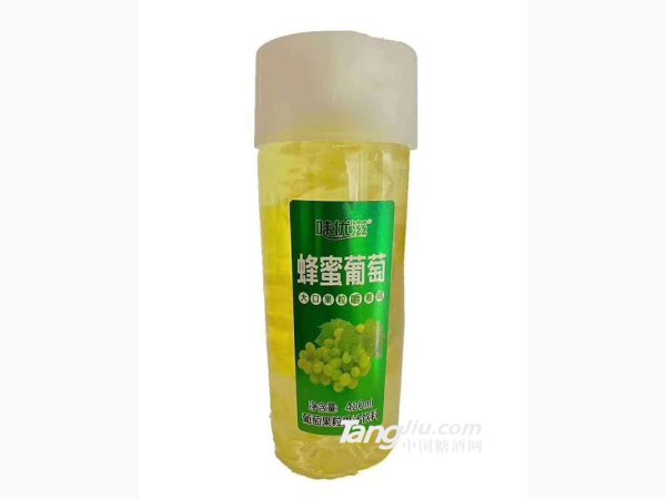 味优滋蜂蜜葡萄果粒果汁饮料420ml