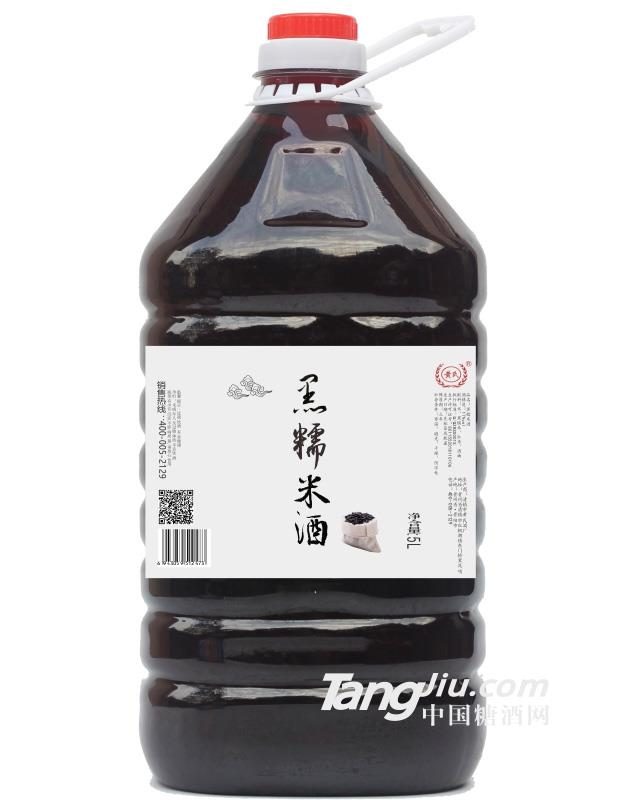 12&deg;黄氏黑糯米酒（桶装）-5L