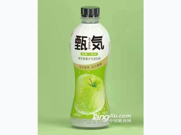 甄気青苹果果汁气泡饮料