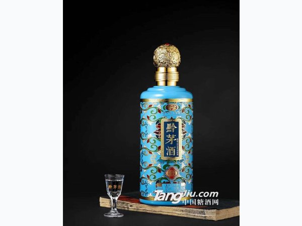 53&deg;黔茅酒500ml阳明心学文化传承酒（蓝） 图1