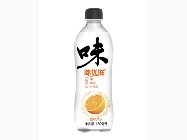 味优滋橙味汽水480ml