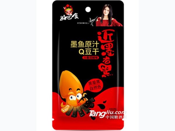 墨鱼原汁Q豆干（川香双椒味）60g