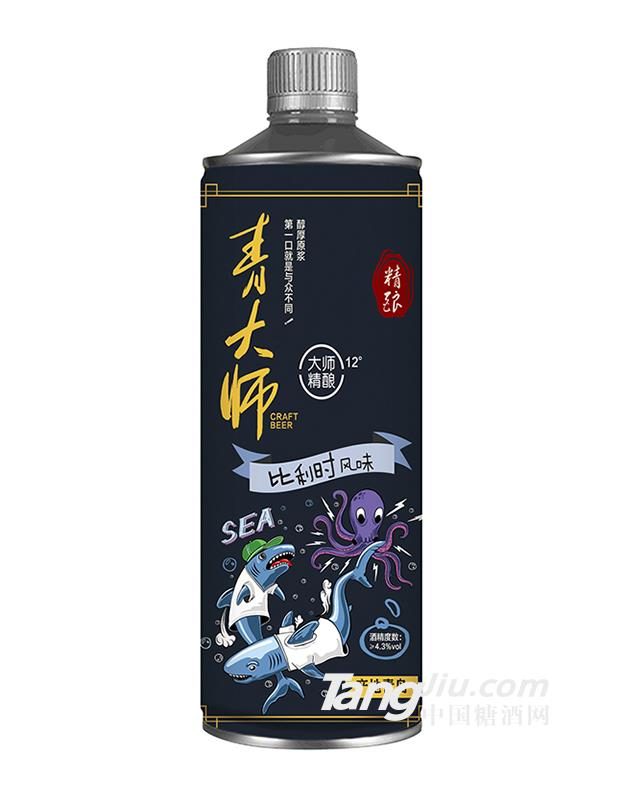 青大师-大师精酿比利时风味1L
