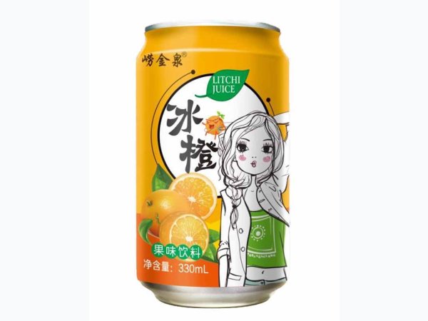 崂金泉冰橙果味饮料