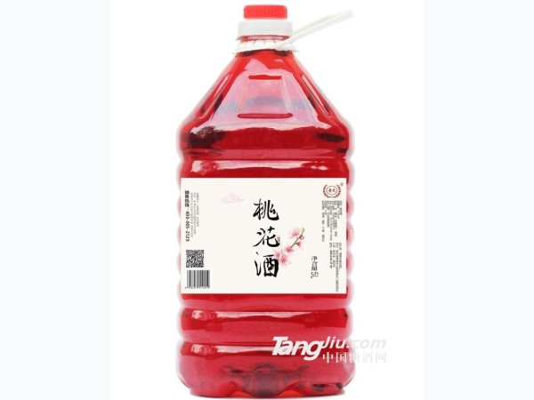 12&deg;黄氏桃花酒（桶装）-5L