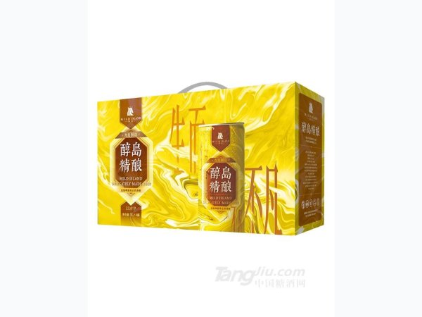 醇岛精酿黄啤1L&times;4罐
