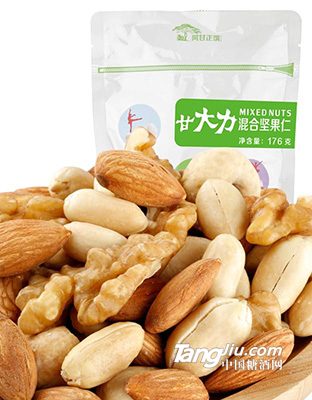甘大力混合坚果仁176g