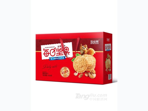 焙倍鲜每日坚果坚果饼干
