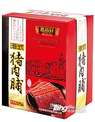 高品轩175g沙嗲猪肉脯