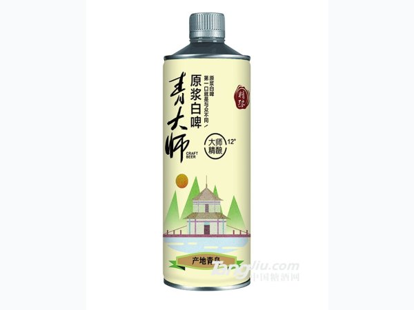 青大师-原浆白啤1L