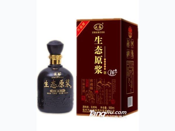 皖粮生态原浆浓香型白酒16年500ml