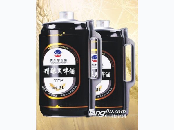 精酿黑啤酒 2L