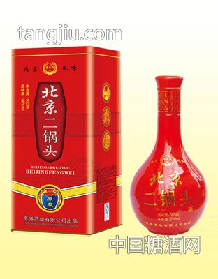 北京二锅头 56度500mLx6 红铁盒.