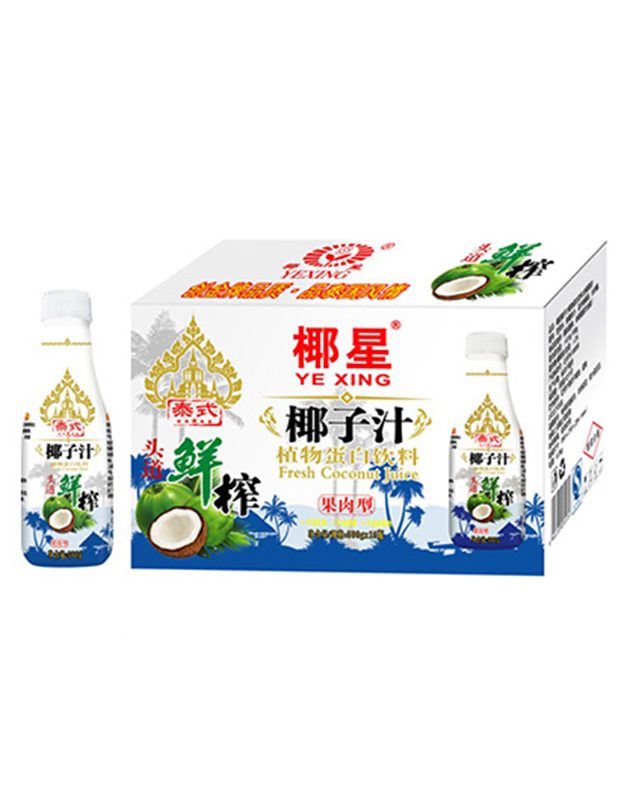 椰星泰式鲜榨椰子汁500gx15瓶