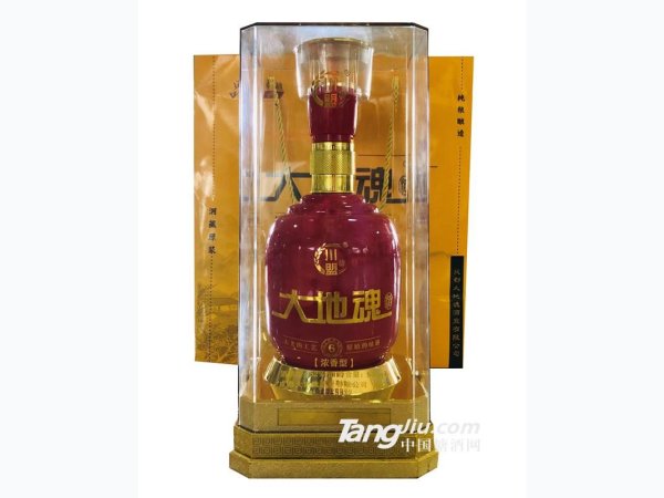 500ml大地魂红色迎宾酒6号（礼盒)