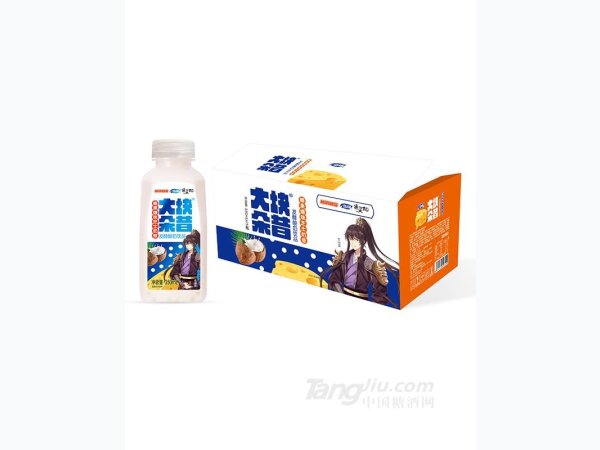 大块朵昔-椰果爆珠芝士奶昔350ml