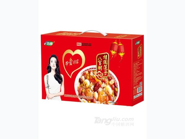 浩明桂圆莲子八宝粥张璇礼盒装