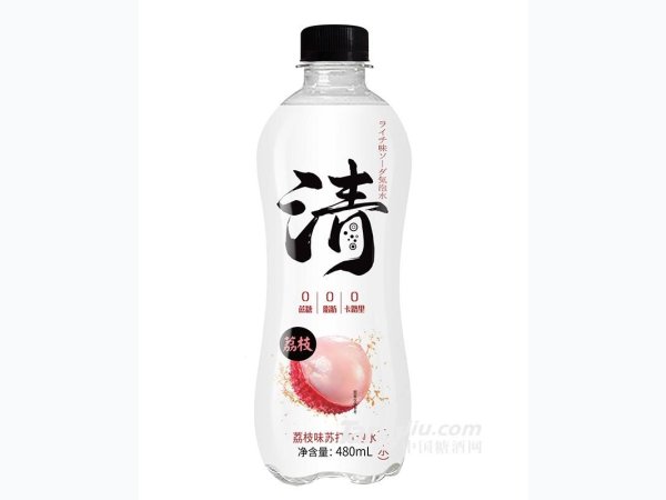 荔枝味苏打气泡水480ml