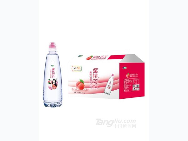 蜜桃苏打水500ml