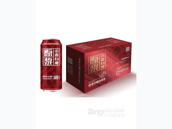 美林小镇11度原浆白啤500ml