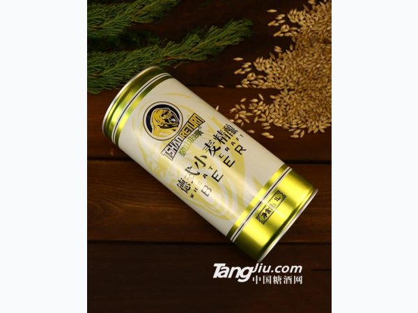 泰山归来精酿啤酒1L罐装