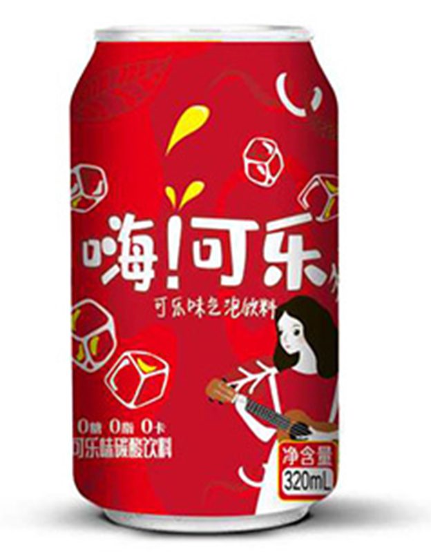 嗨！可乐可乐味气泡饮料