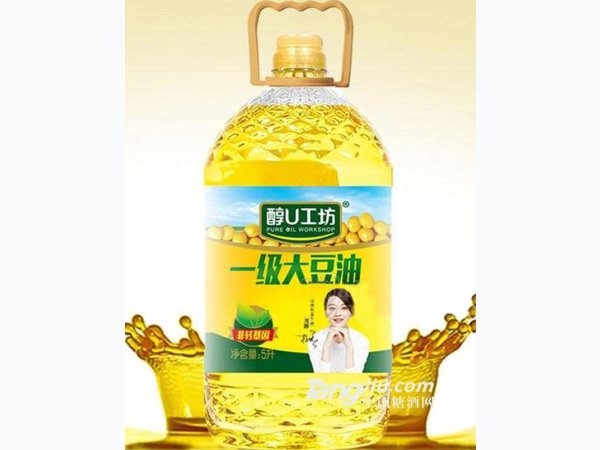 醇U工坊 一级大豆油5L