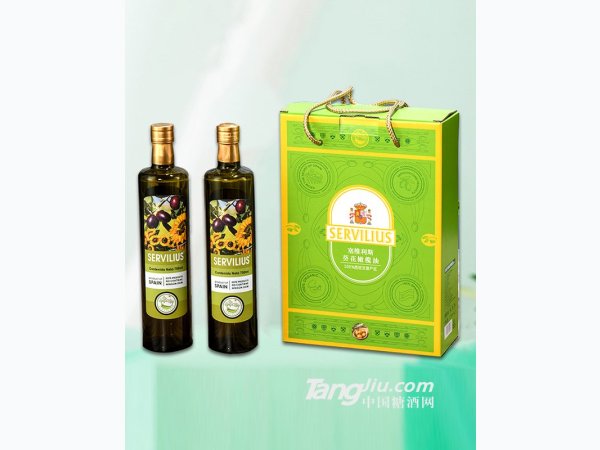 750ml葵花油橄榄油双支礼盒装