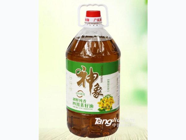神象初榨纯香四川菜籽油-5L