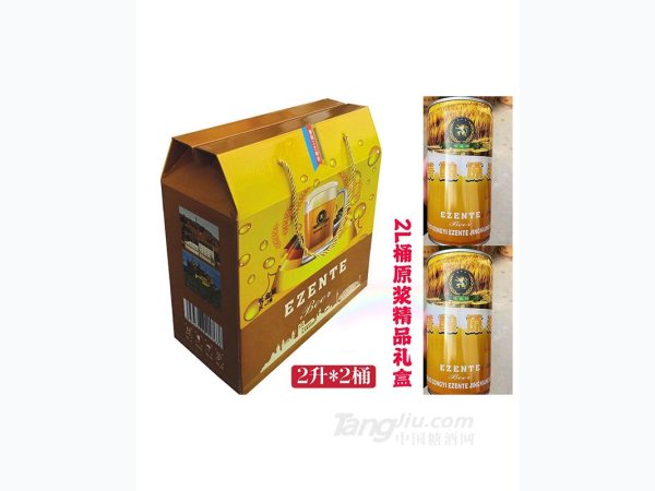 埃盛特啤酒精酿白啤2Lx2桶