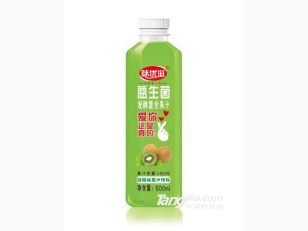 味优滋益生菌发酵猕猴桃果汁饮料500ml